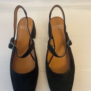 Franco Sarto slingback mule.
